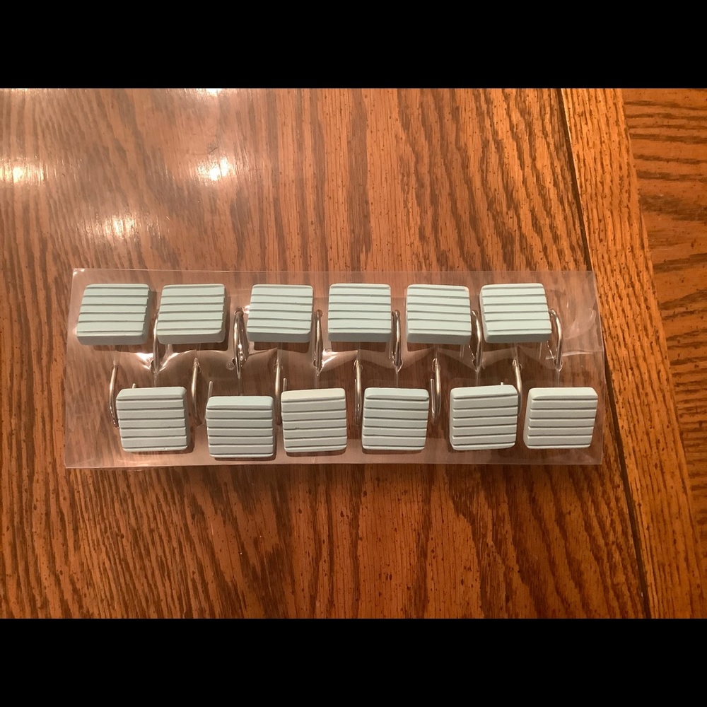 New without box shower curtain hooks
